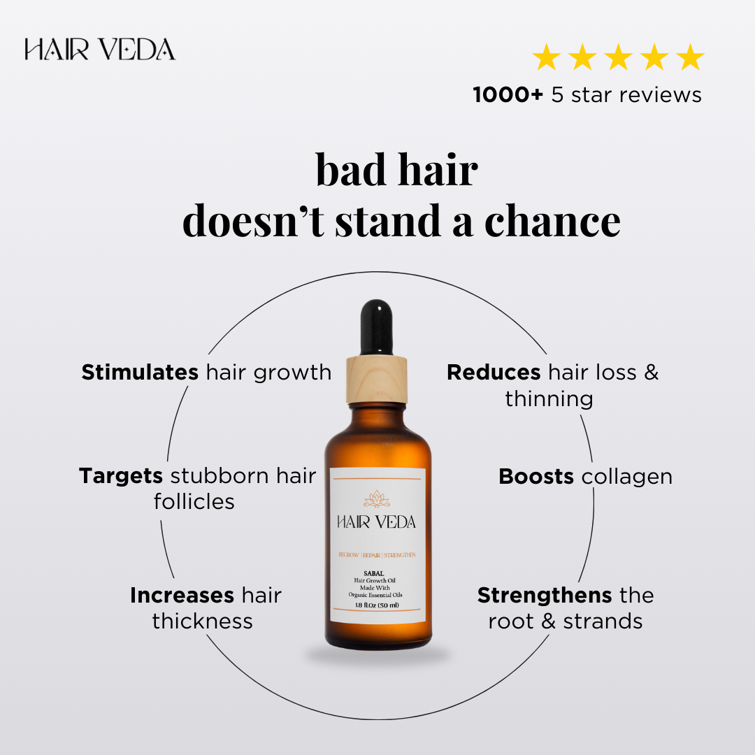 Bottle of hair care product displaying the message