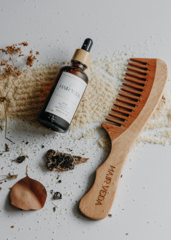 Hair Oil & Neem Comb Set