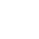 White floral icon representing lavender, featuring delicate petals and leaves in a simple design.